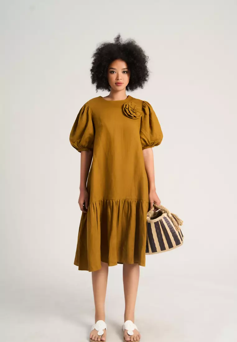 F2 - Fashion and Freedom Brown Linen Babydoll Dress 2026 | Buy F2 - Fashion  and Freedom Online | ZALORA Hong Kong