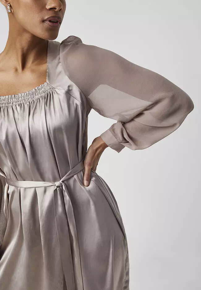 Camina Lure Dobbie Satin Dress