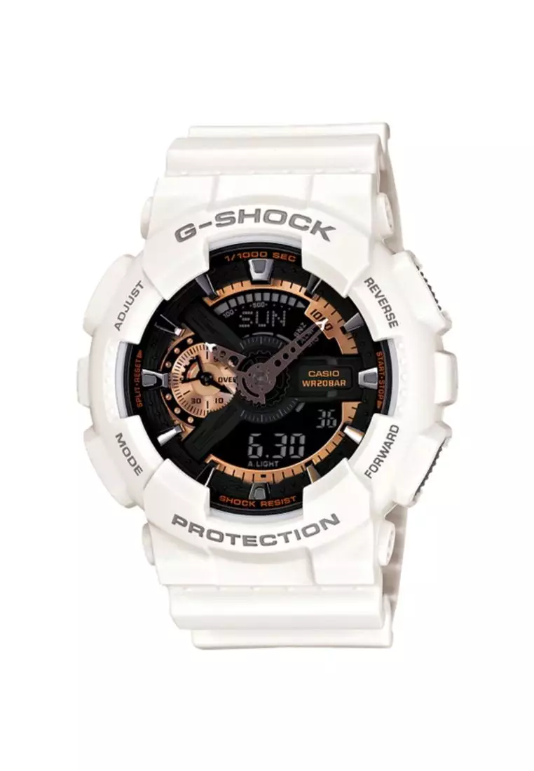 White and rose gold g new arrivals shock