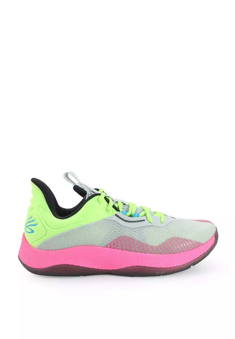 Pink under armour 2025 basketball shoes for sale