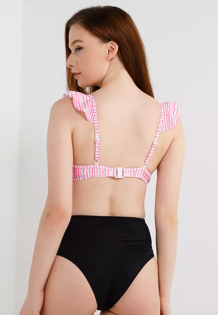 Push up ruffle bikini hot sale