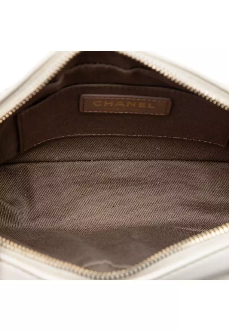 Pre-Loved Chanel Quilted Goatskin Casual Trip Waist Bag
