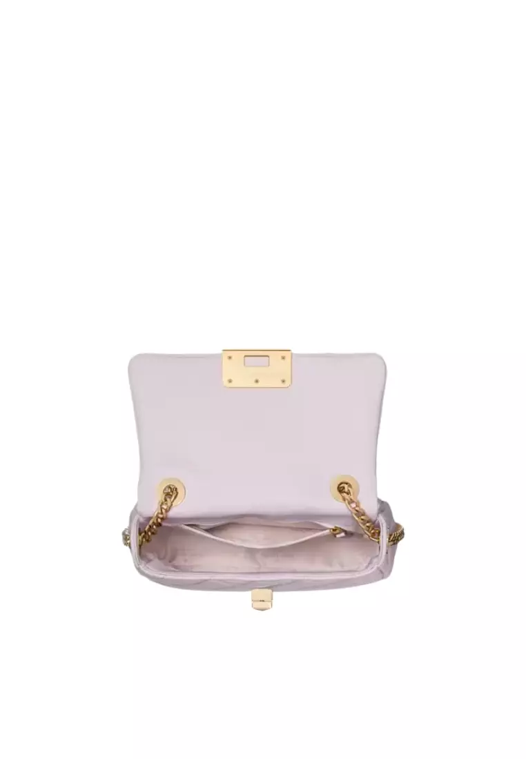 Kate Spade Carey Quilted Small Flap Crossbody Bag In Pale Amethyst KJ949