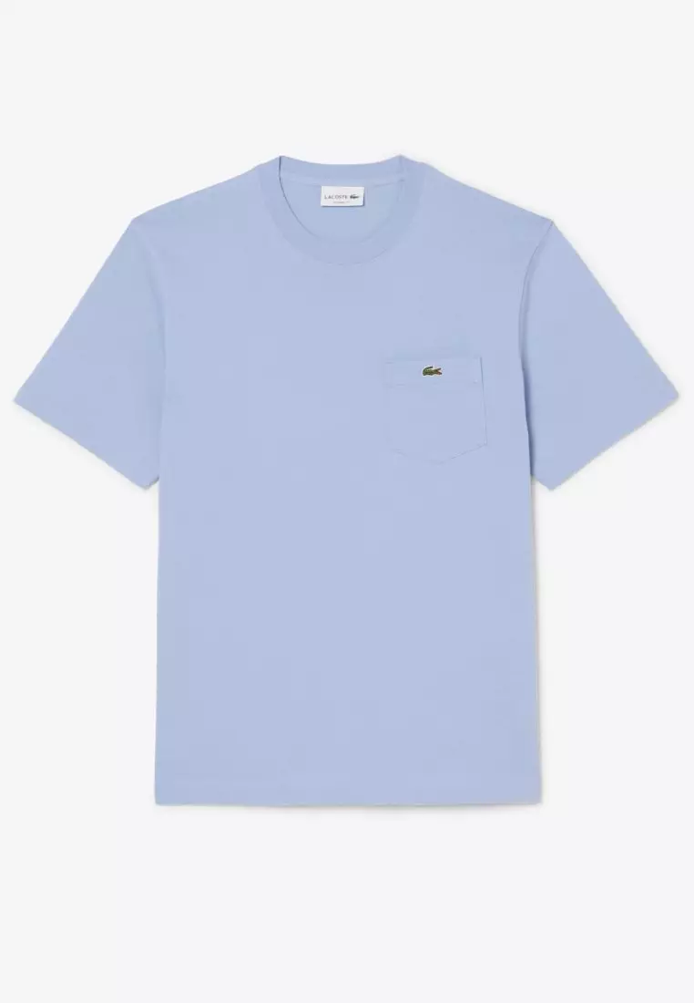 Cotton T-shirt with Breast Pocket