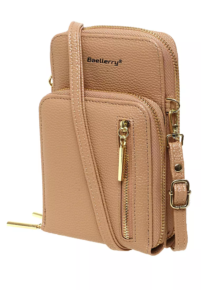 Sling Bag Tas Selempang Wanita Dompet HP Multifungsi Many Slot Material PU Leather ORIGINAL
