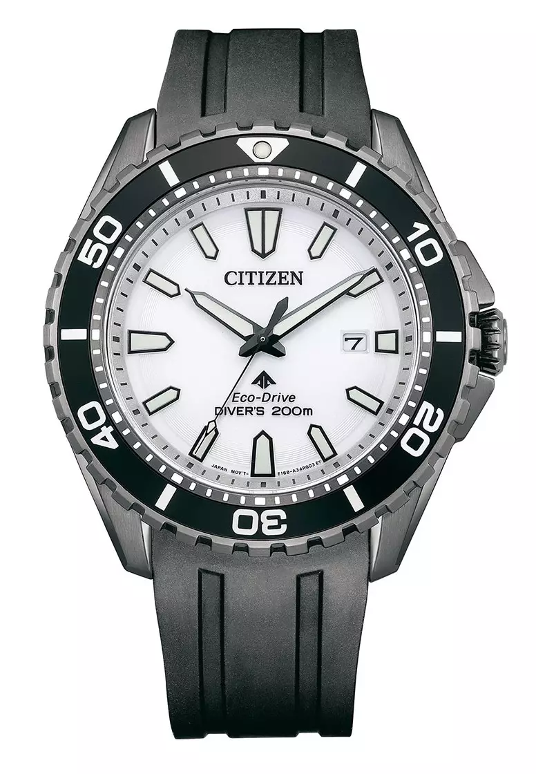 Citizen Men Promaster BN0197-08A Eco Drive Stainless Steel Rubber Strap