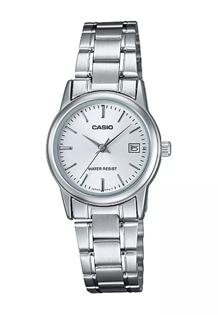 Jam casio silver shop