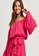 Tussah pink Talisha Mini Dress 130F8AA11FBF49GS_4