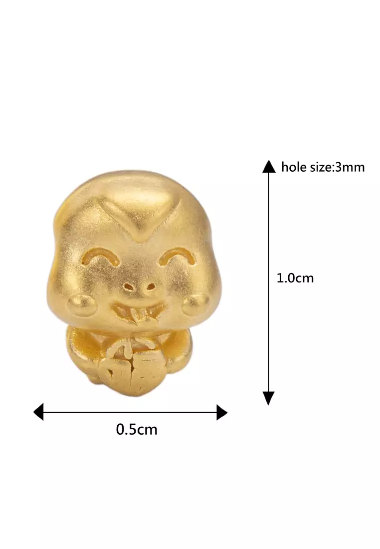 Buy LITZ [SPECIAL] LITZ 999 (24K) Gold Zodiac Snake With Rope Bracelet ...