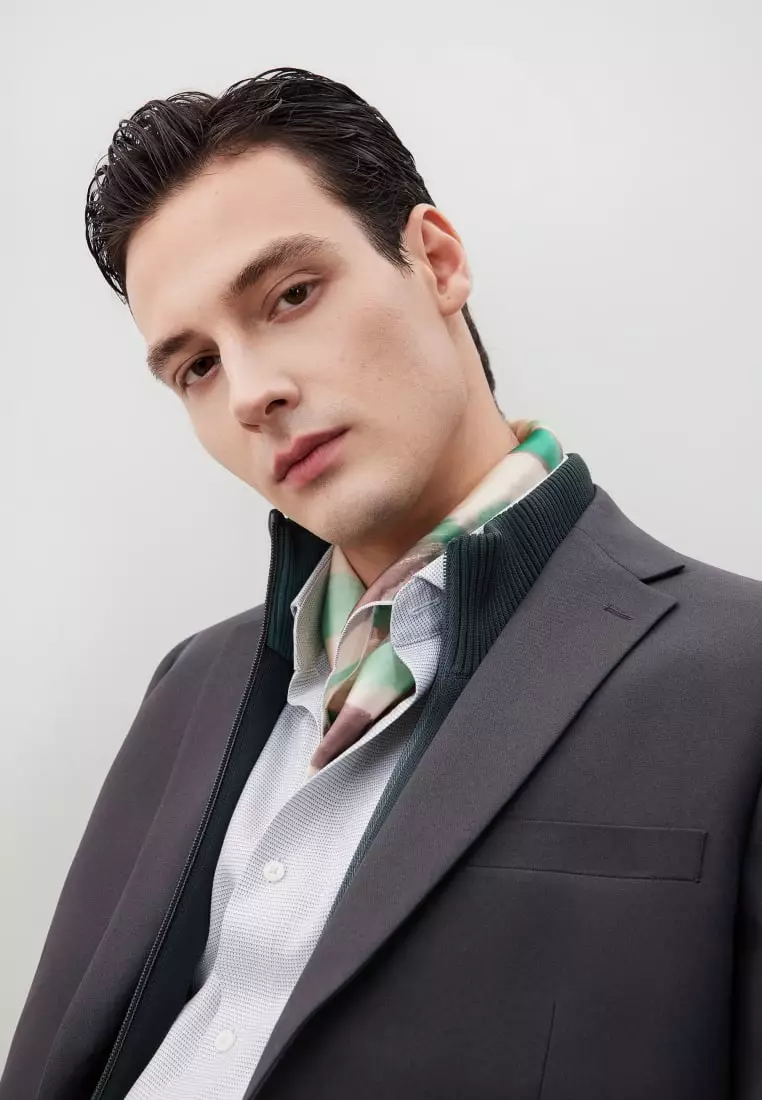 G2000 Teflon Stain-Resistant & Easy Care Smart Fit Twill Suit Blazer