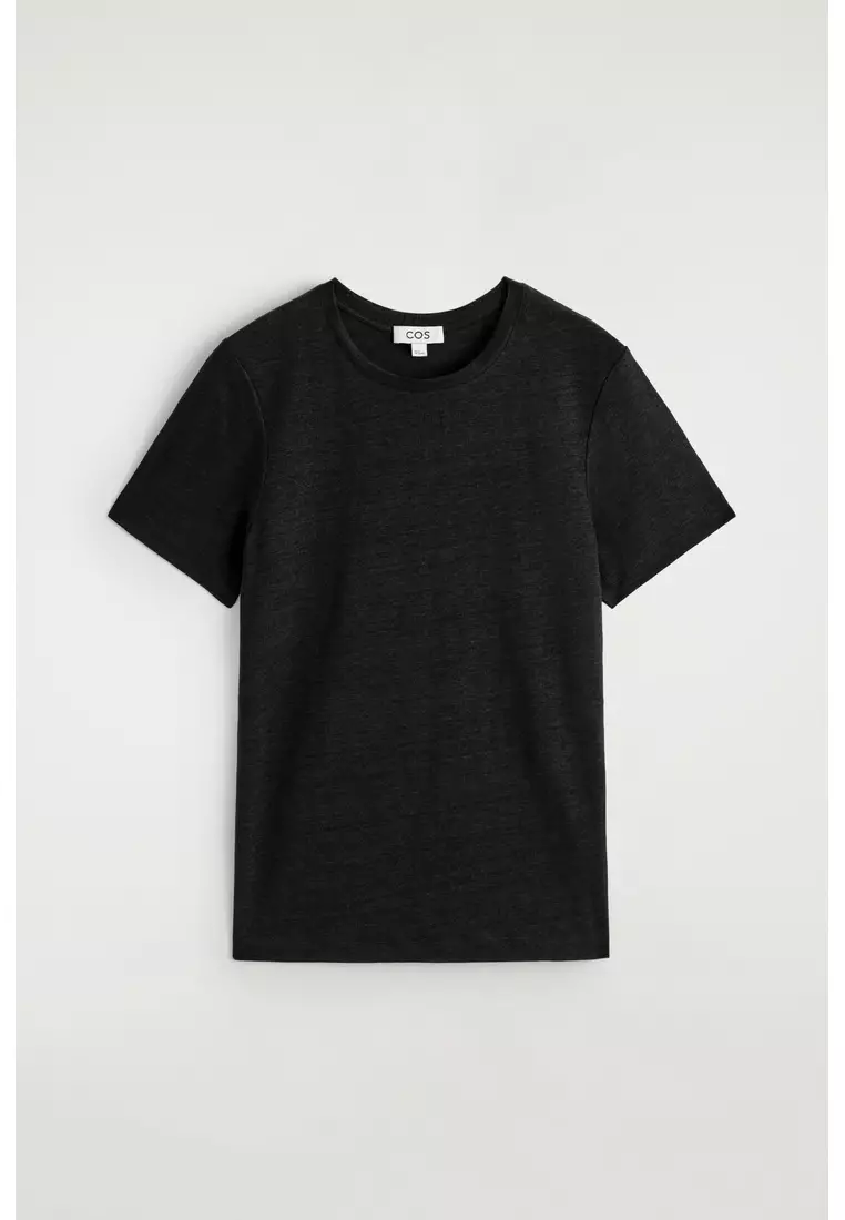 CREW-NECK LINEN T-SHIRT
