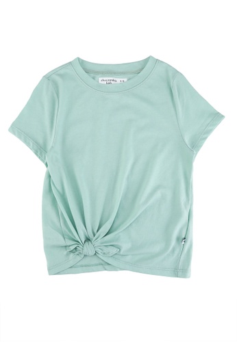 Abercrombie & Fitch green Back Side Tie Top FCCDFKAD0D8B56GS_1