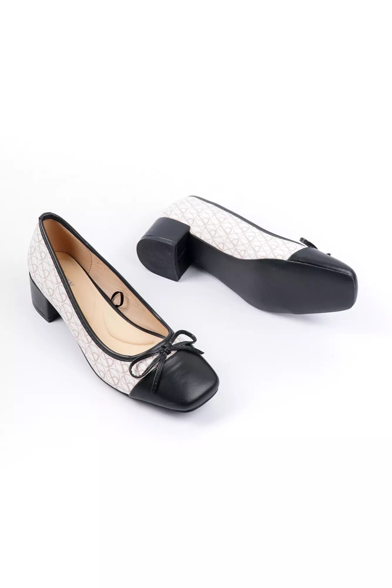 Blow Lana Urban Classic SAB Block Heels Square Toe Pantofel 4 cm BLWHEEL 0002