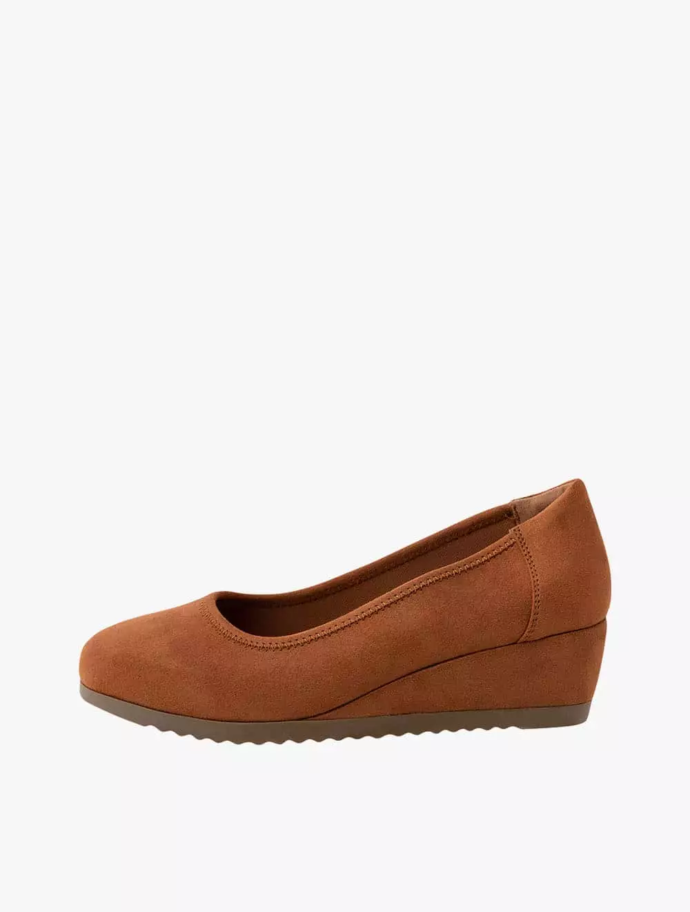 Payless Comfort Plus By Predictions Womens Danika Wedges Cognac 15 Cognac