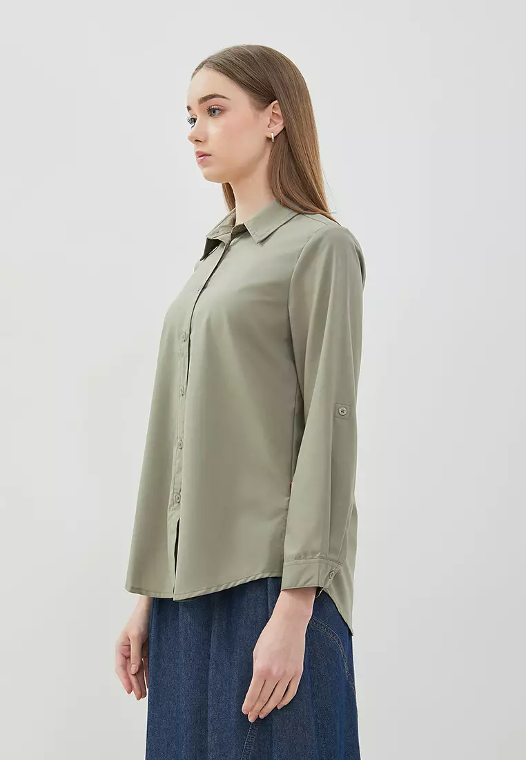 DUST Kemeja Atira Hijau (D.116517)