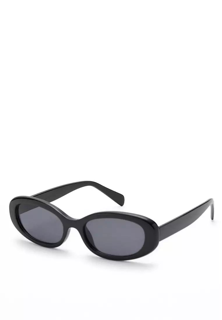 Oval-Frame Sunglasses