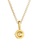 Elli Jewelry gold Necklace Classic Round Topaz Stones 375 Yellow Gold 5B073ACD5FD25BGS_4