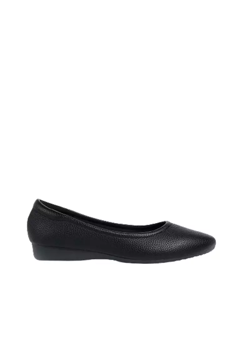 Benny Action Leather Flats
