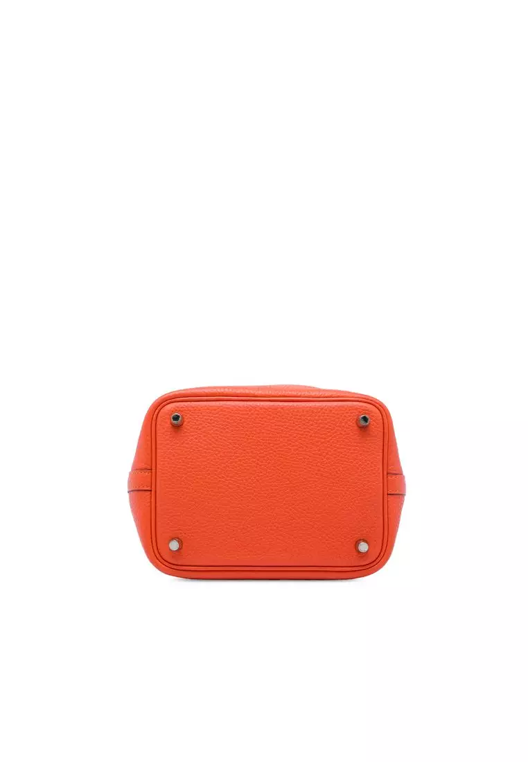 Pre-Loved Hermès Clemence Picotin Lock 18
