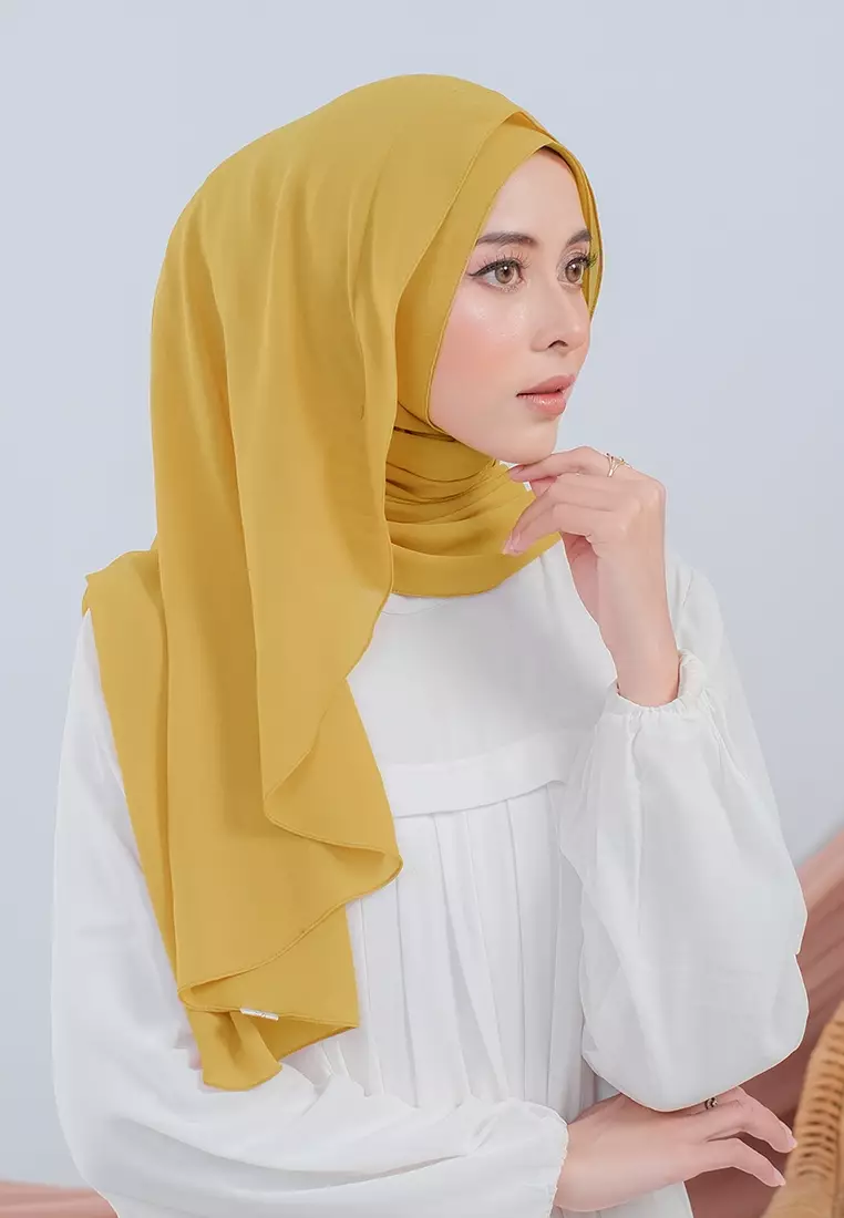 HIJAB INSTAN LUBNA - HOT MUSTARD