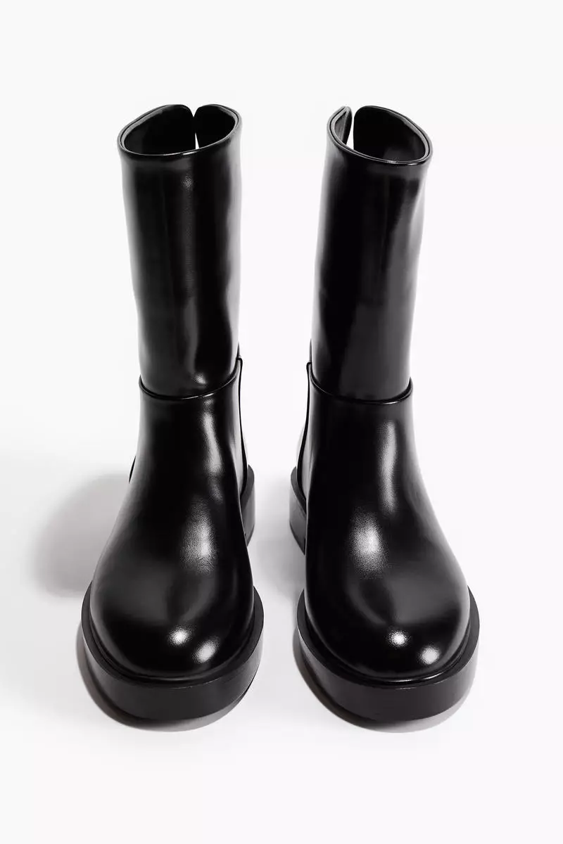 H&m black boots womens new arrivals