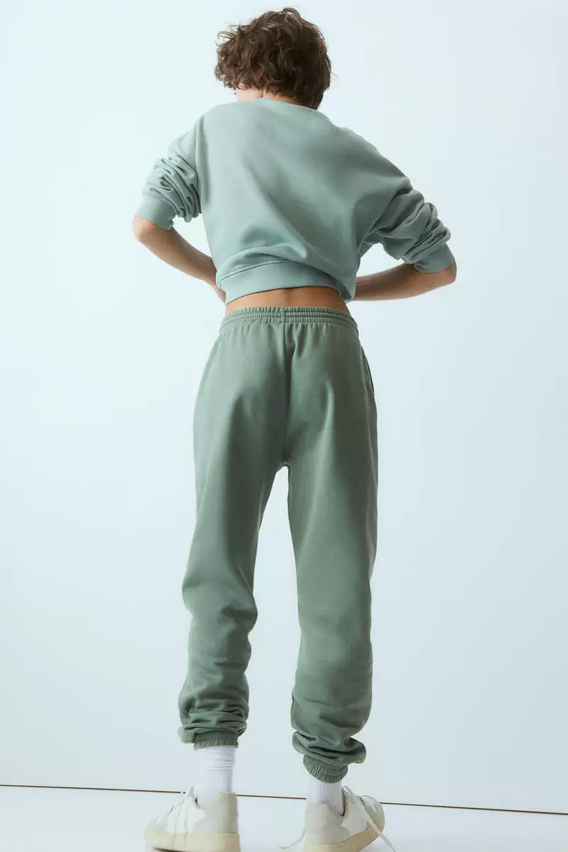 High-waisted joggers