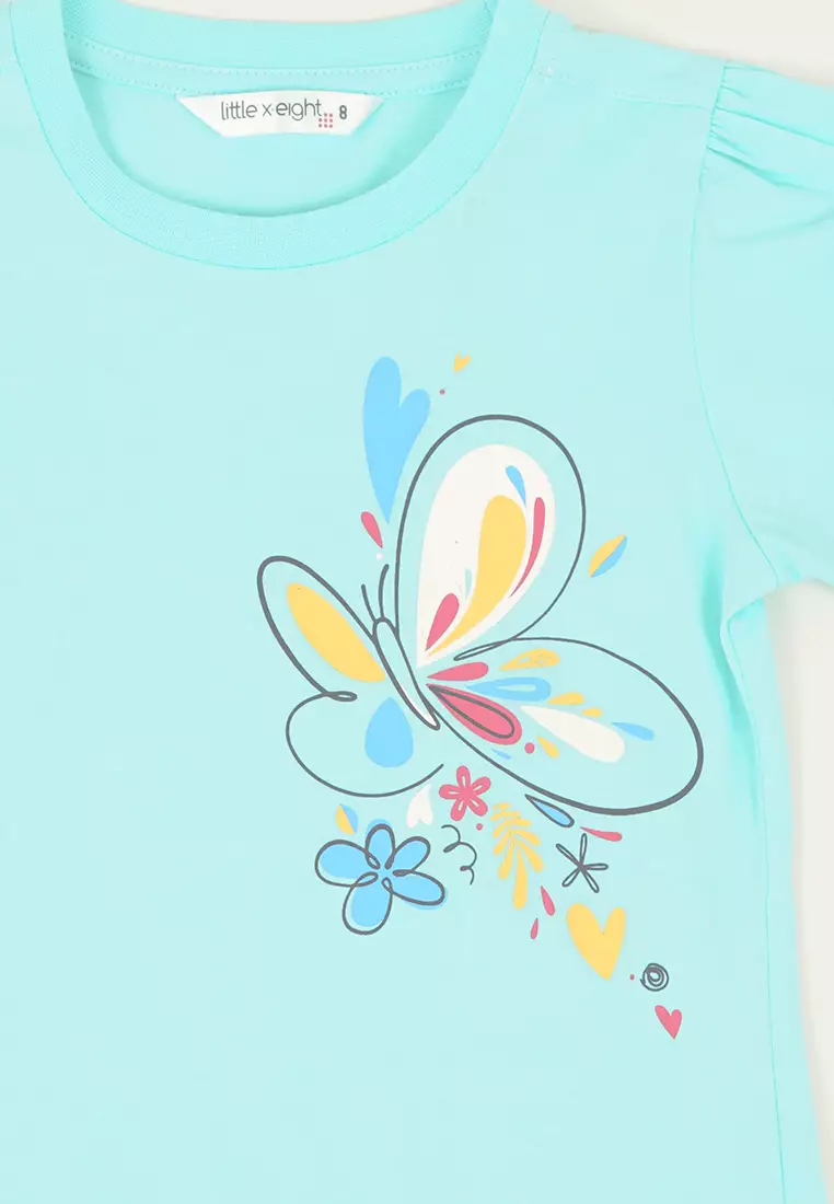  Little X eight Girl Cora T-Shirt Kids