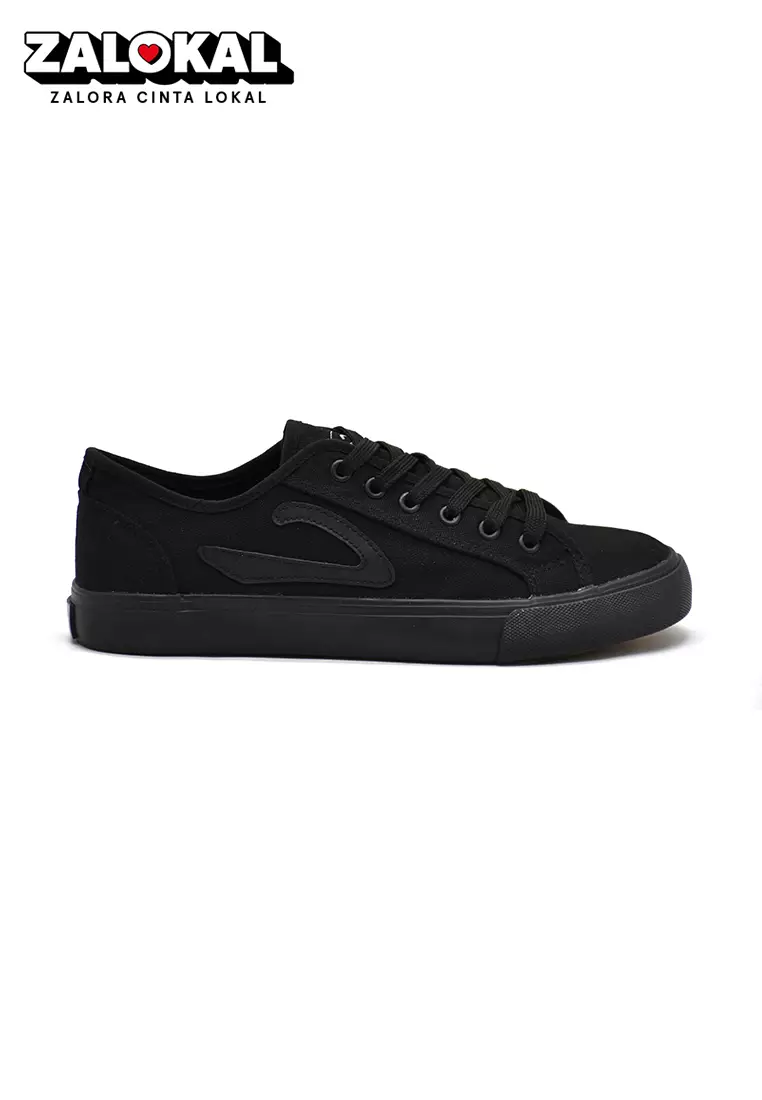 Carvil Sepatu Pria Vino-T Black/Black