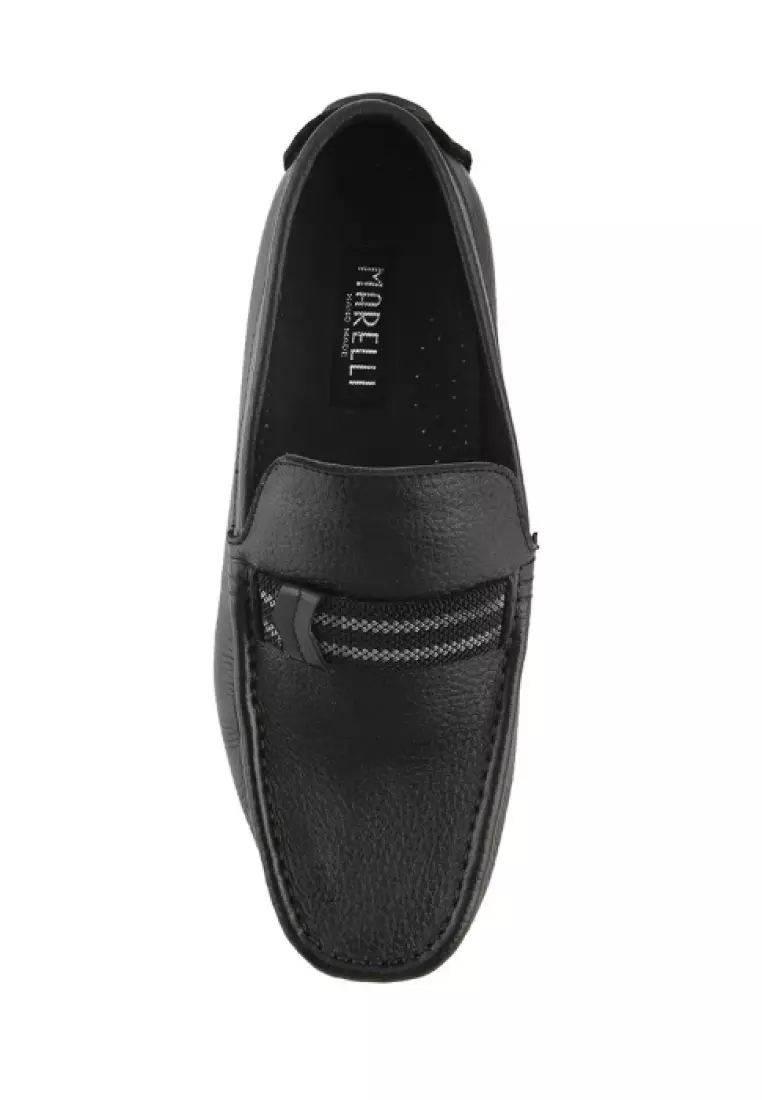 Pacino Men Moccasin Loafer Shoes Semi Formal Cow Leather