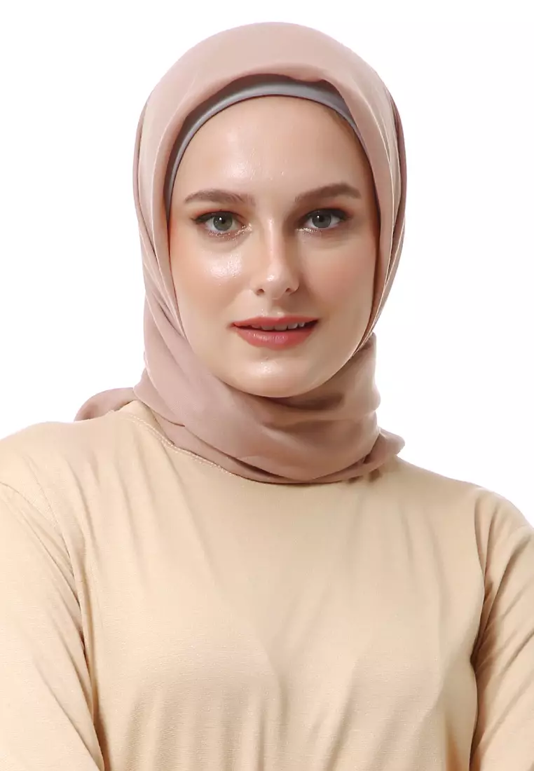 Vierra Jilbab Segiempat Paris Polos Premium Best Style - Soft Milo