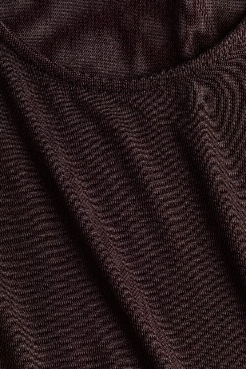 Scoop-neck vest top