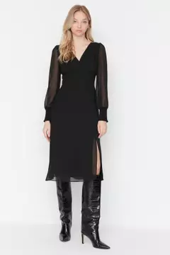 Tommy hilfiger corsage print chiffon midi dress on sale
