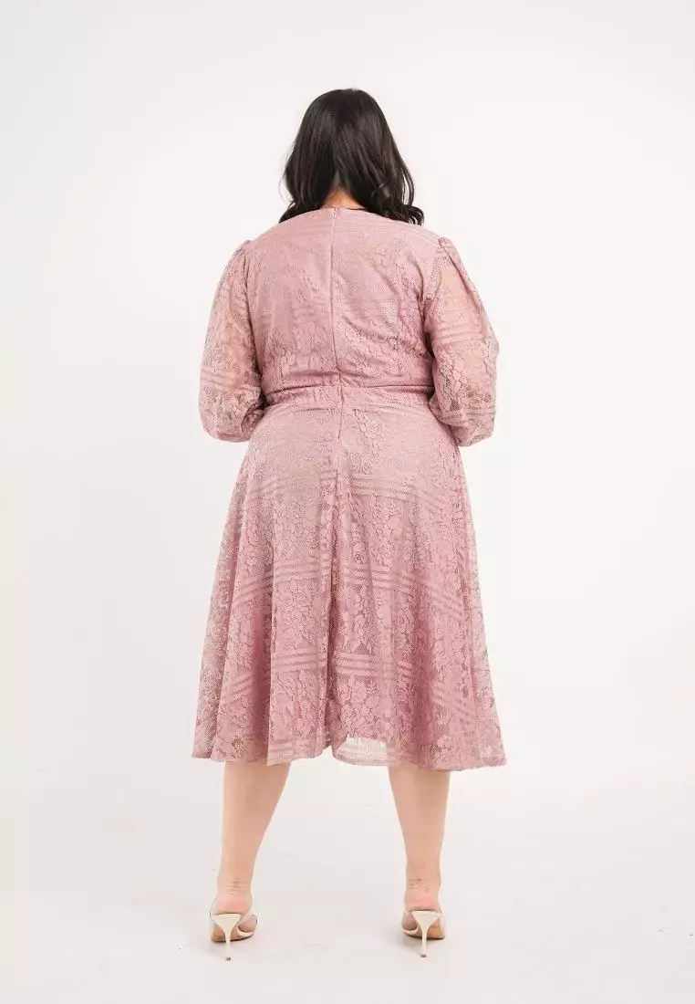 Plus Size Party Dress Hye Ji Vol 3 Dusty