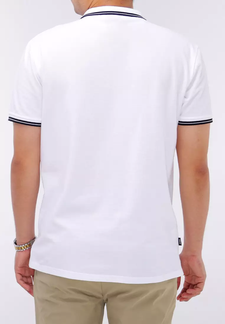 Collared Waffle Tee Short Sleeve