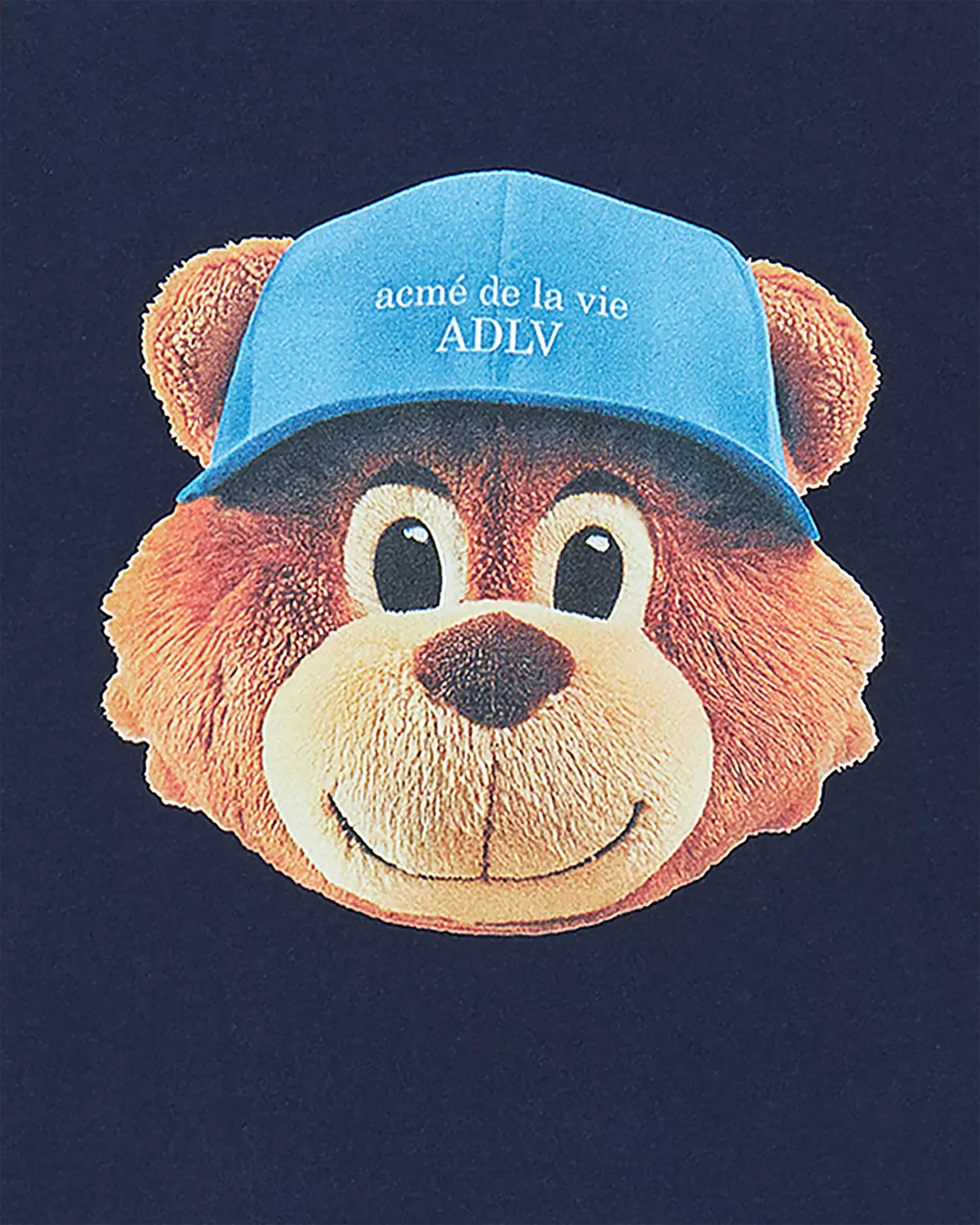 3D AC BEAR FACE SHORT SLEEVE T-SHIRT DARK NAVY