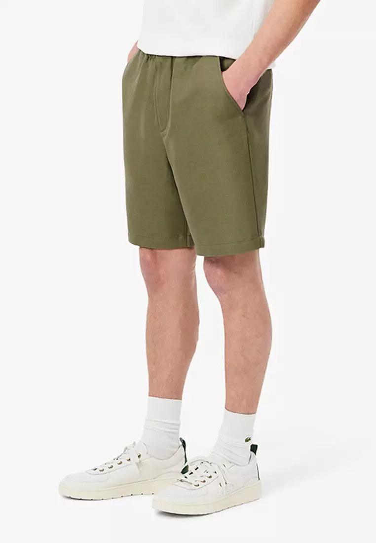 Regular Fit Wool Blend Shorts