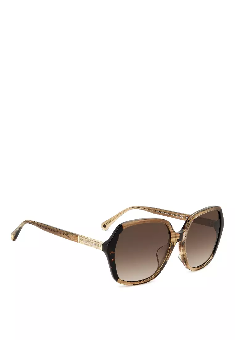 KATE SPADE Sunglasses ELLERY/F/S-2OH-HA, Square Sharp with Horn Beige color