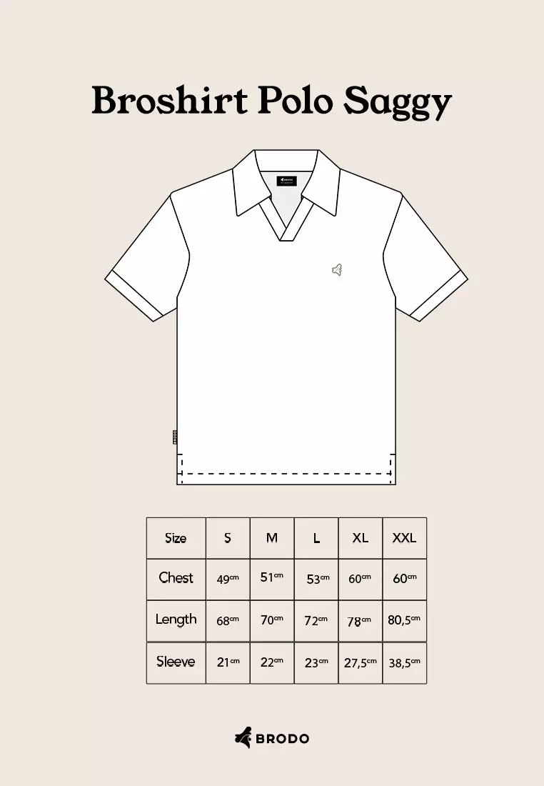 BRODO - Broshirt Polo Saggy Misty