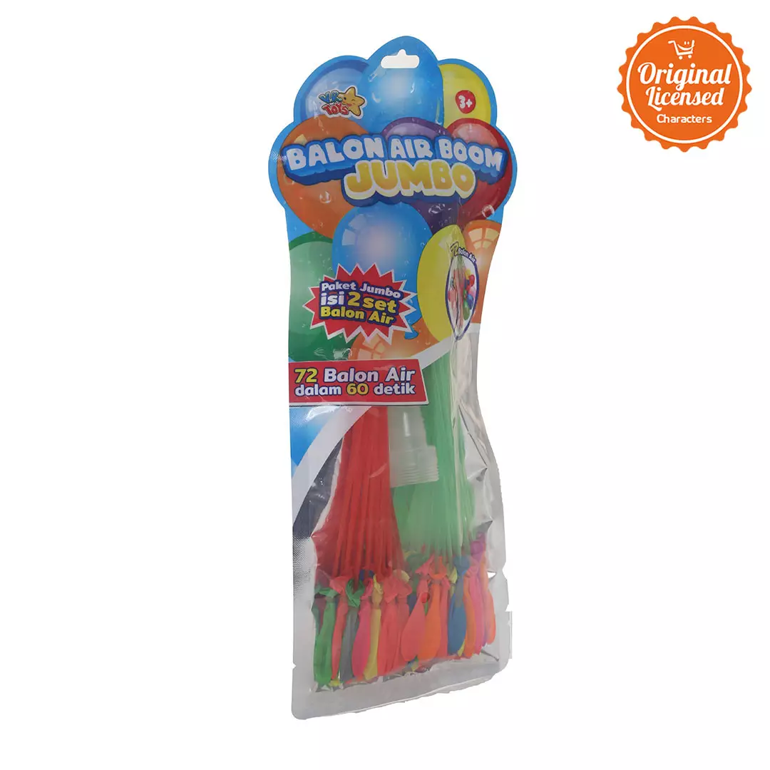 Mainan Balon Air Boom Jumbo 72Pcs Dalam 60 Detik