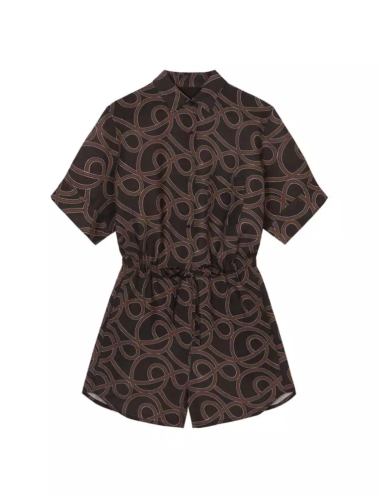 JNBY Women's Music Note Print Jumpsuit