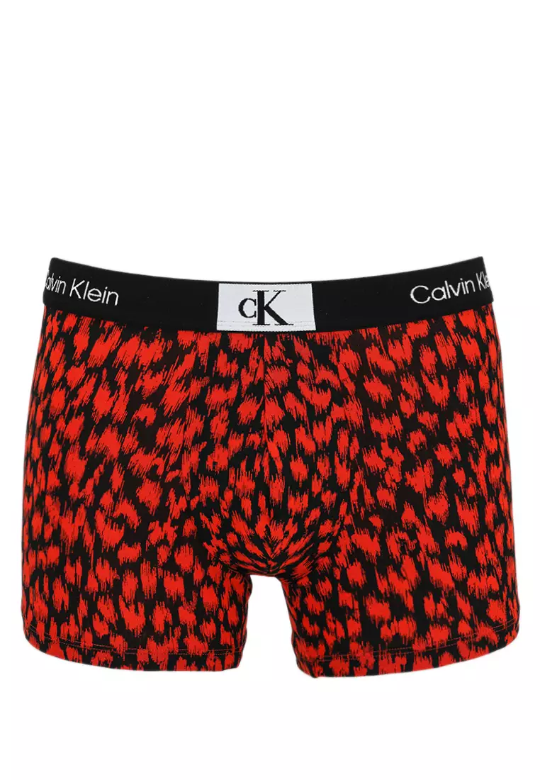 Red calvin boxers Clearance