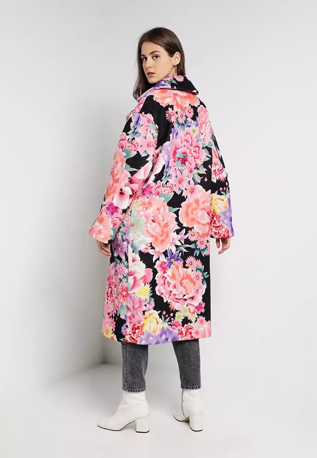 Oversize Floral Coat