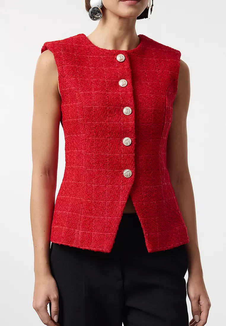 Tweed Vest