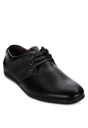 H2Ocean black Saxon Solid Tone Lace Up Shoes 251D7SH33EC721GS_1