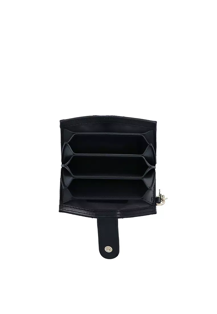 Celeste Noir Card Holder - Black