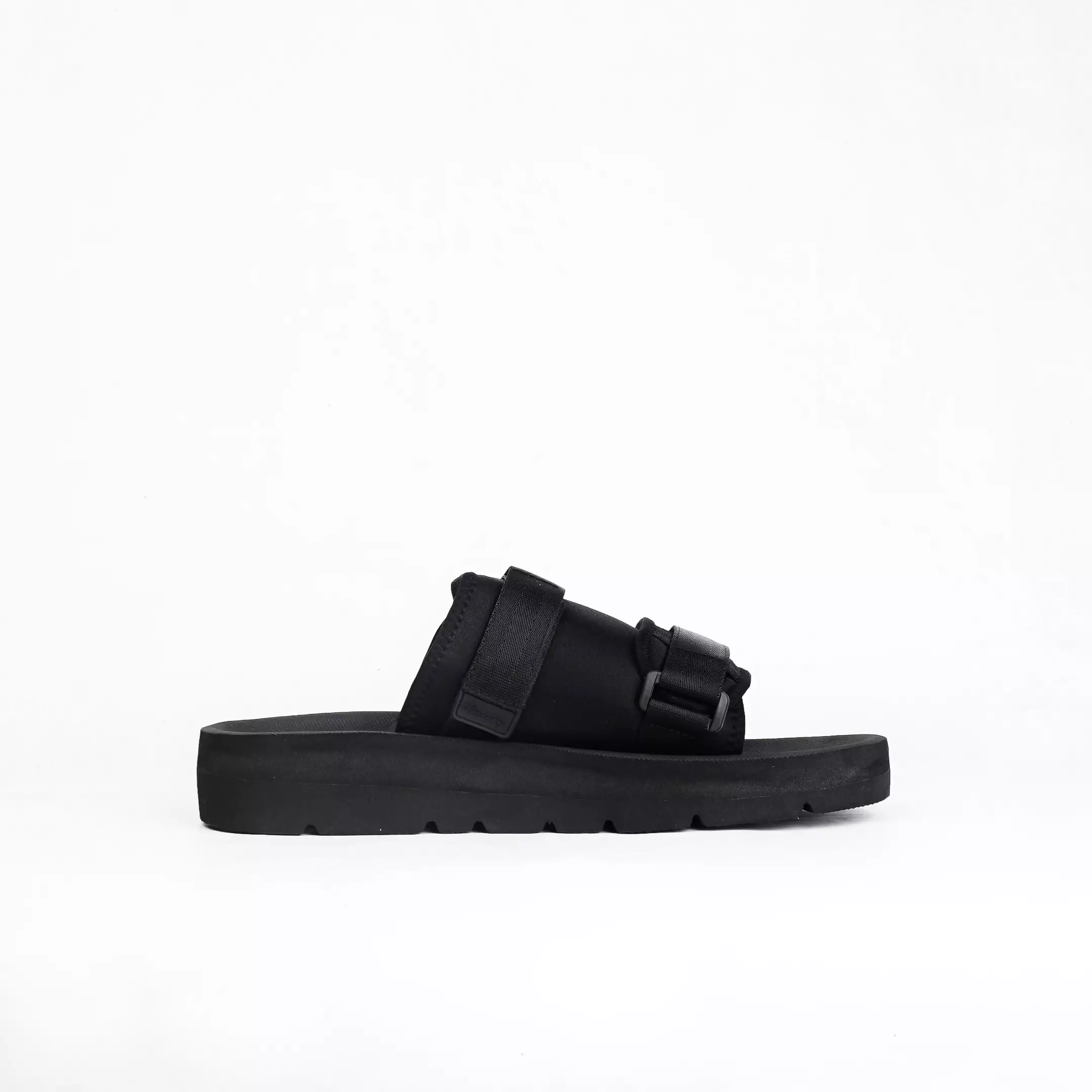 Achromo Lith Sandal Gunung Selop Casual Hitam Unisex / Sandal Slide Hiking Adventure