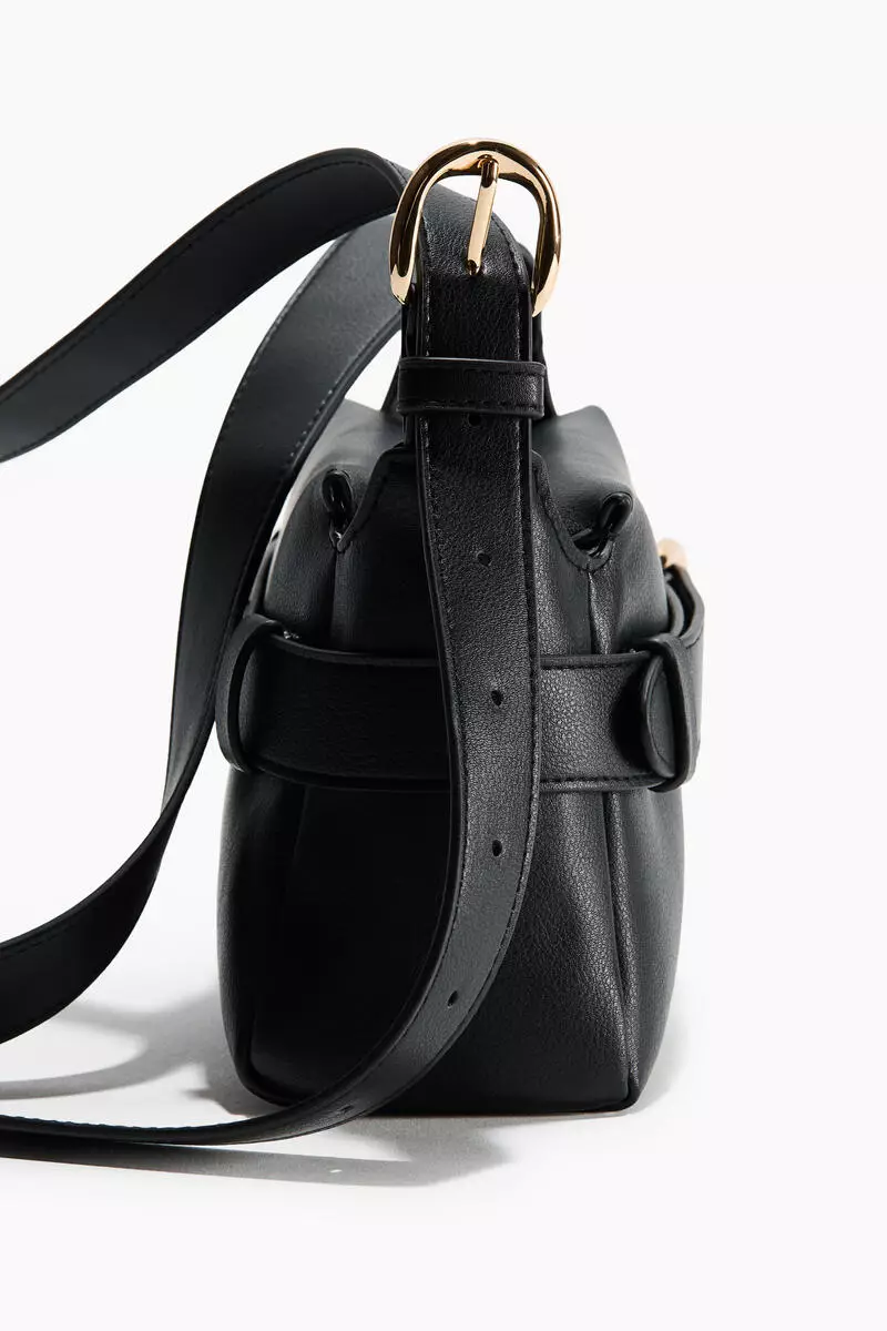 Strap-detail crossbody bag