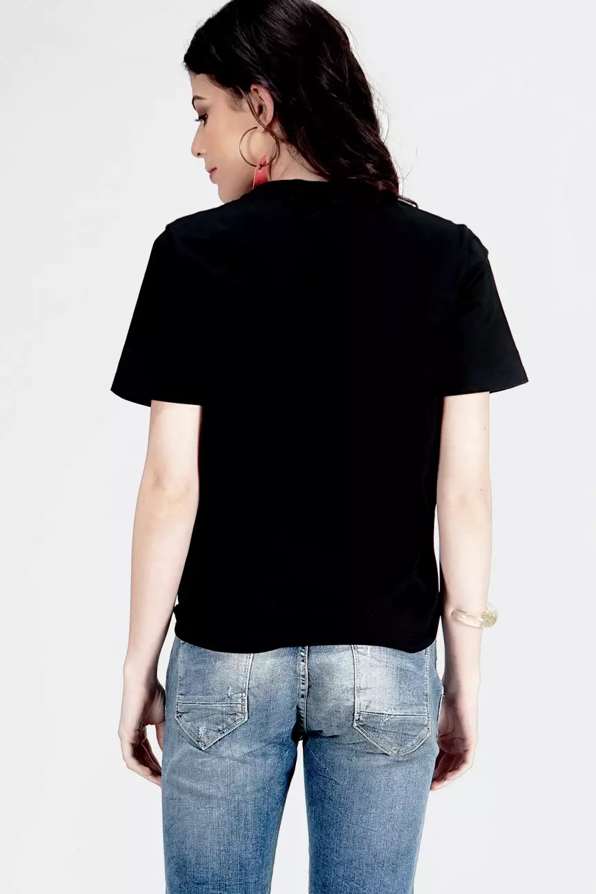 Kaos Wanita Zalina Black