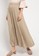 Chic Simple beige Pleated Maxi Skirt 7C637AA77BBE47GS_1