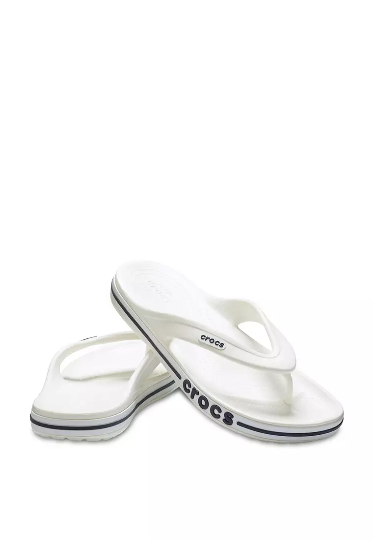 White hotsell bayaband crocs